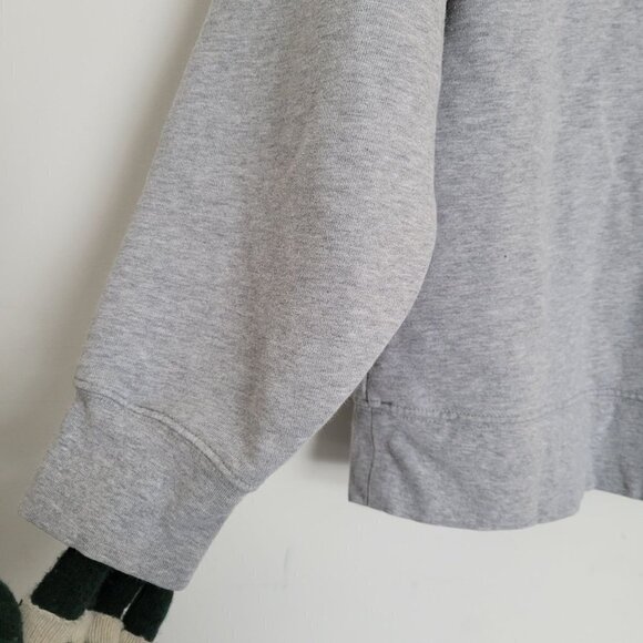 Athleta Heather Gray 24/7 Hoodie Pullover Kangaroo Front Pocket Sweatshirt Small - Picture 9 of 15